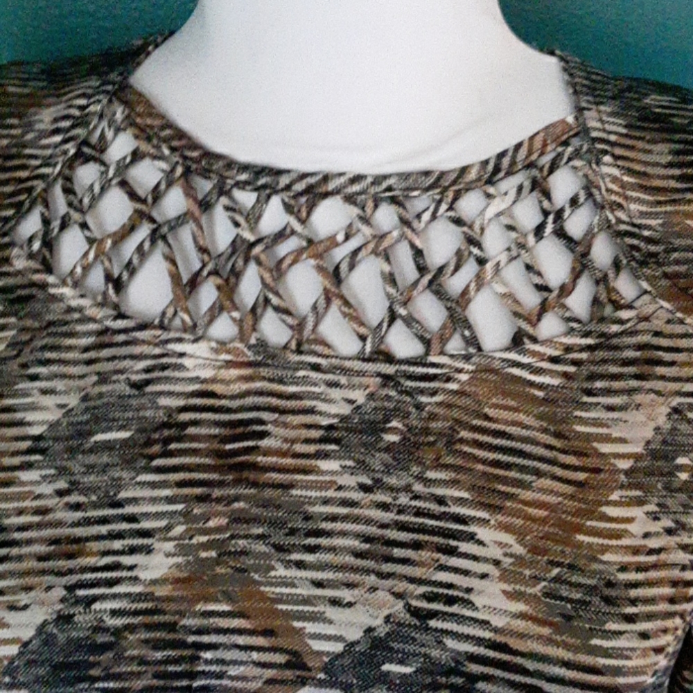 LUMIERE diamond pattern dress - Picture 3 of 9